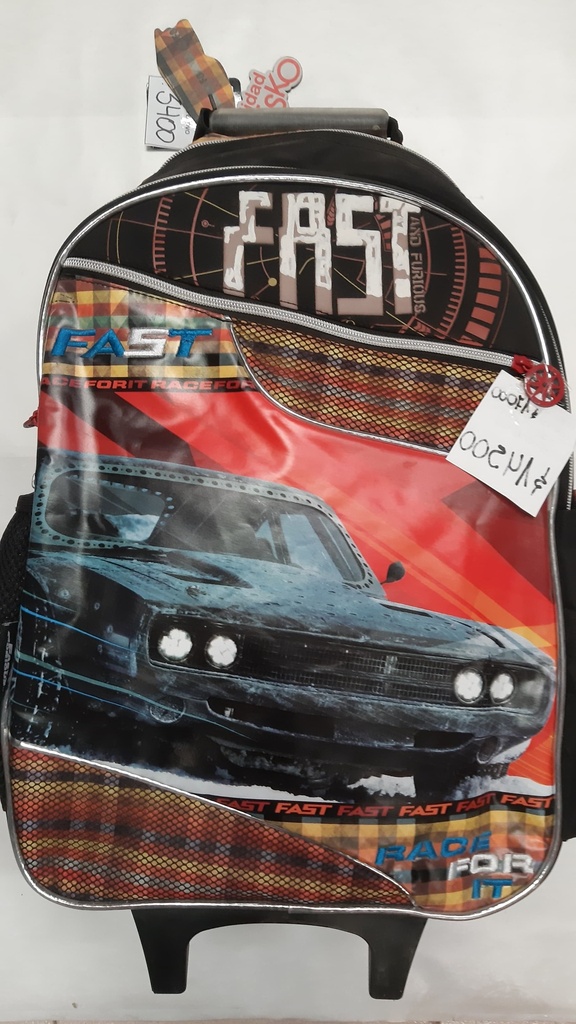 Mochila Carro Fast And Furious Cresko OFERTA