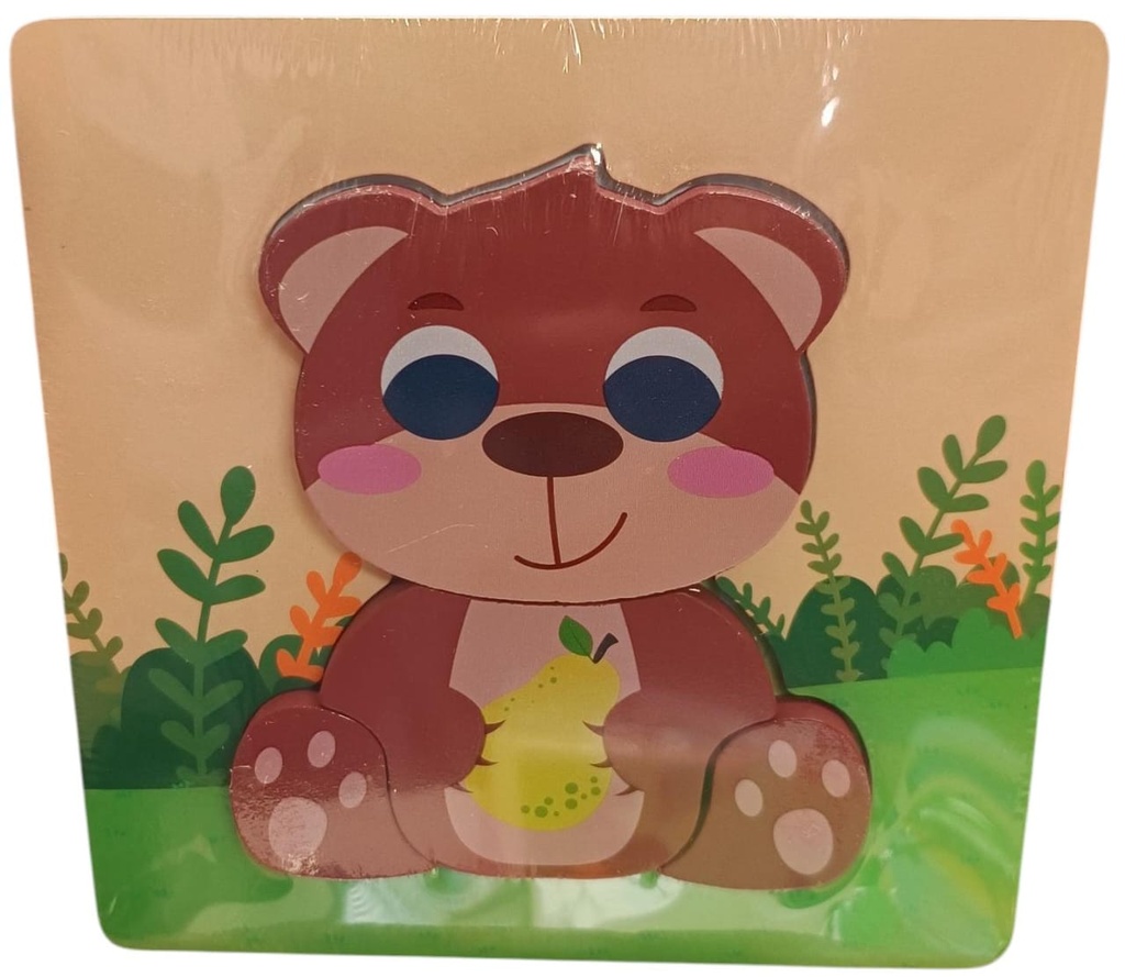Encastre de madera animales