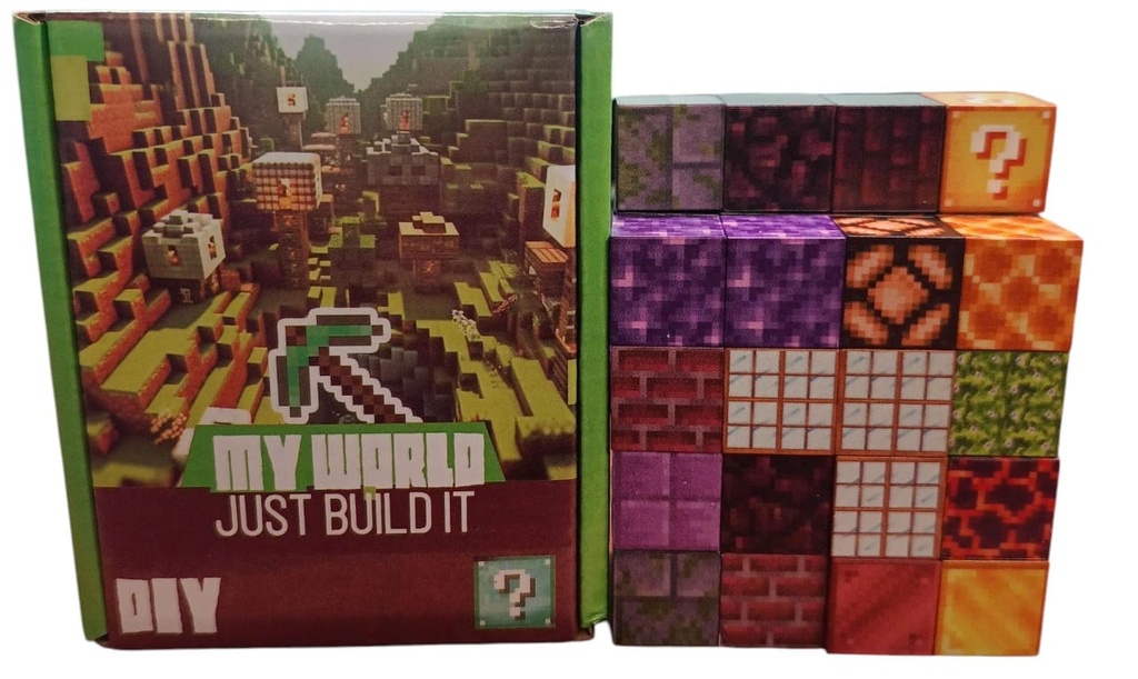 [ART3857] Cubos Imantadas de Minecraft 36pcs