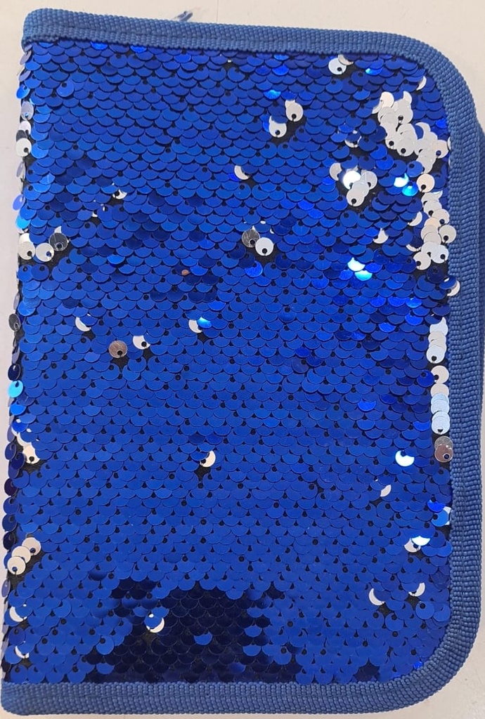 [ART082] Cartuchera Canopla Rectangular 1 Pisos Lentejuelas