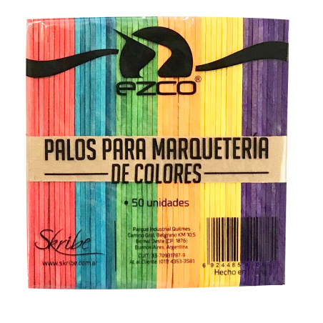 🔵PALITO HELADO EZCO BOLSA (Colores)