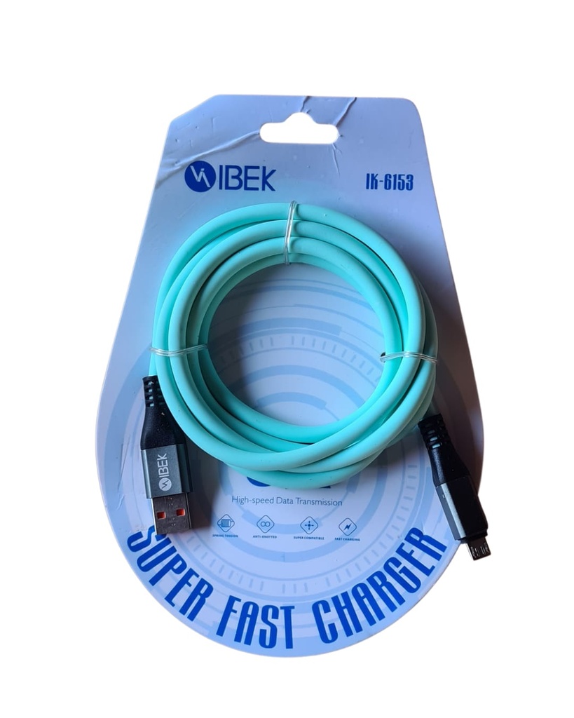 CABLE USB 6A V8 1,5M IBEK