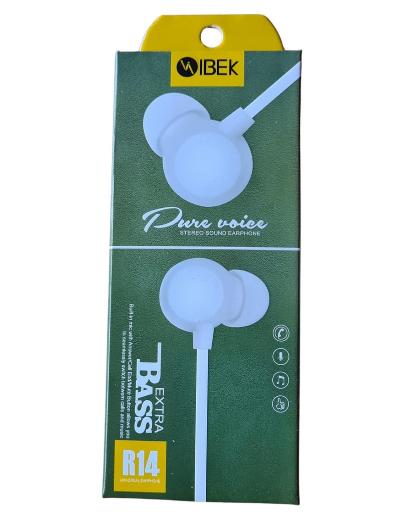 AURICULAR MANO LIBRE CON CABLE R14