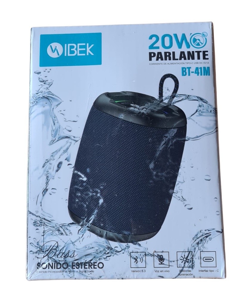 PARLANTE BLUETOOTH IBEK BT-41M