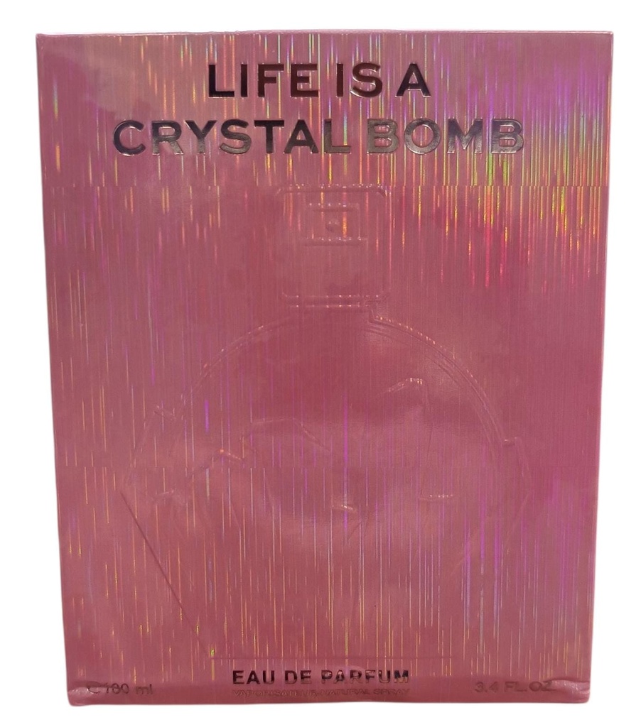 🔴PERFUME LIFE IS A CRYSTAL BOMB 100ML (Rosa)