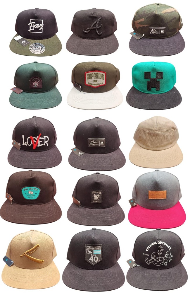 Gorra plana
