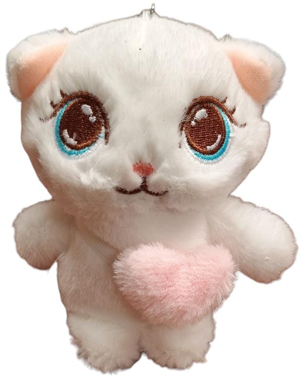 LLAVERO PELUCHE GATO 12CM