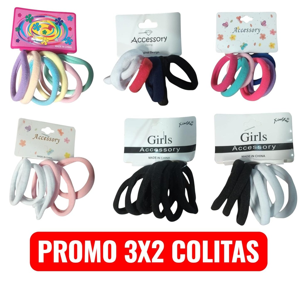 🔴Promo 3x2 colitas clásicxas