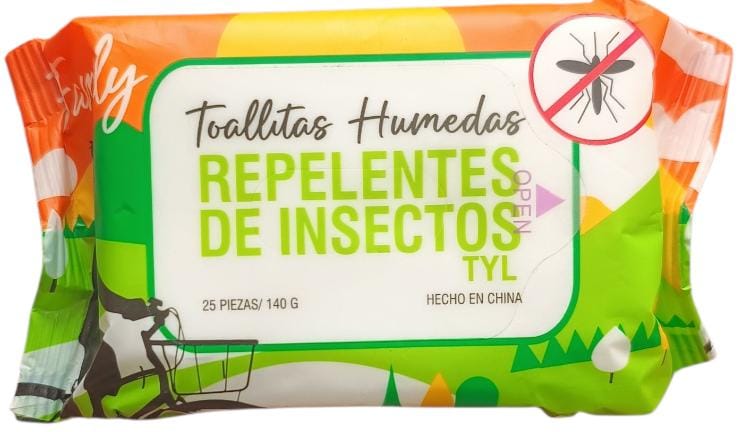 TOALLAS REPELENTES DE INSECTOS GRANDE