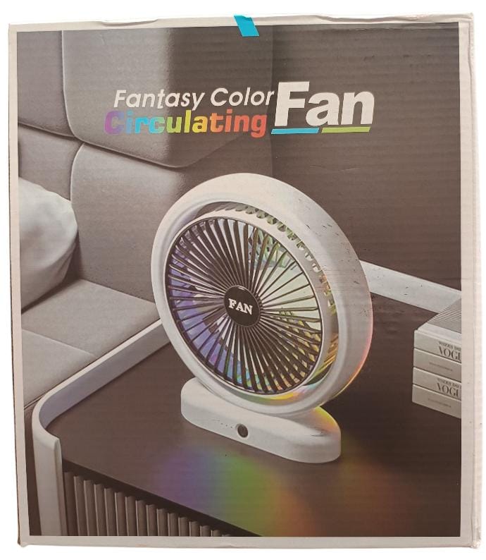 [ART4025] VENTILADOR DE MESA RGB F14