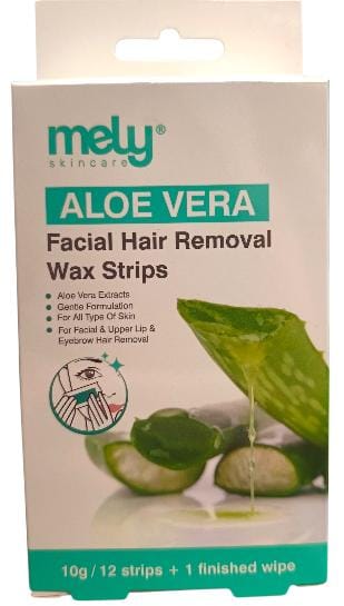 TIRAS DE CERA PARA DEPILACION FACIAL ALOE VERA