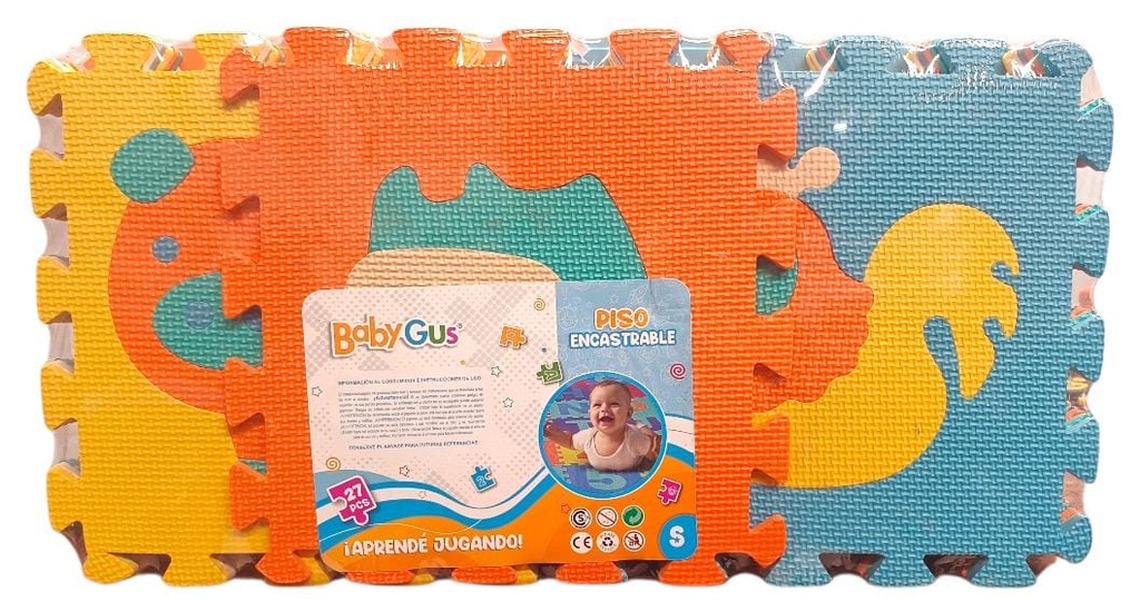 Pisos de Goma Eva BabyGus 27Pz