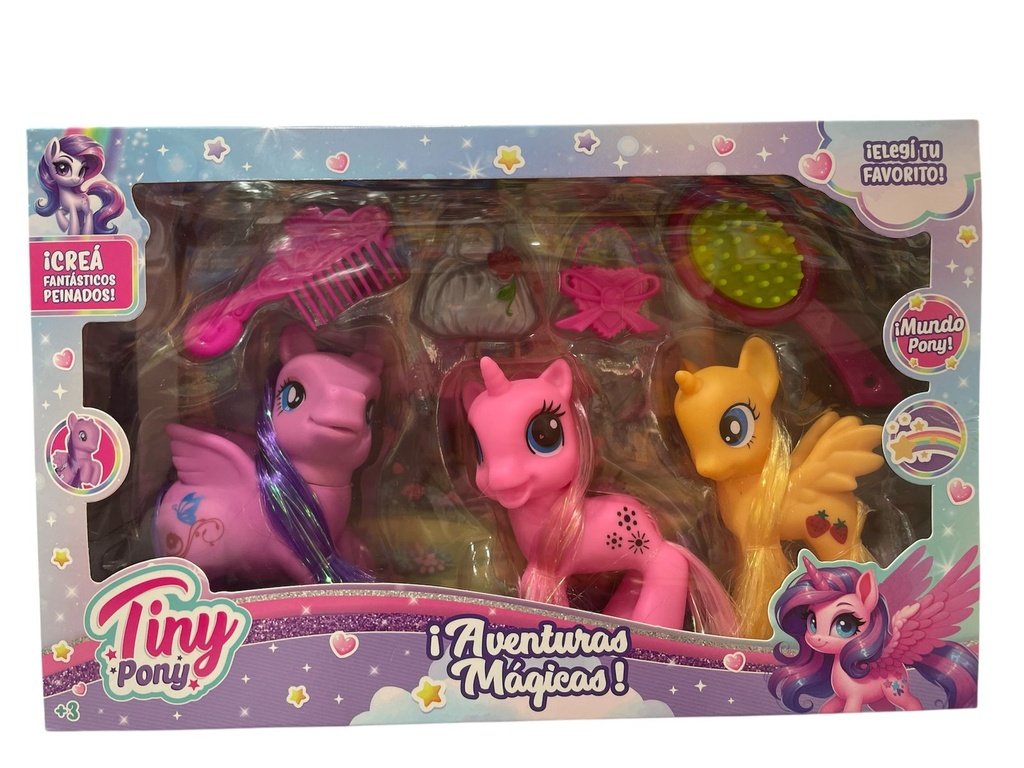 MEGA PONY X 3 CON ACCESORIOS