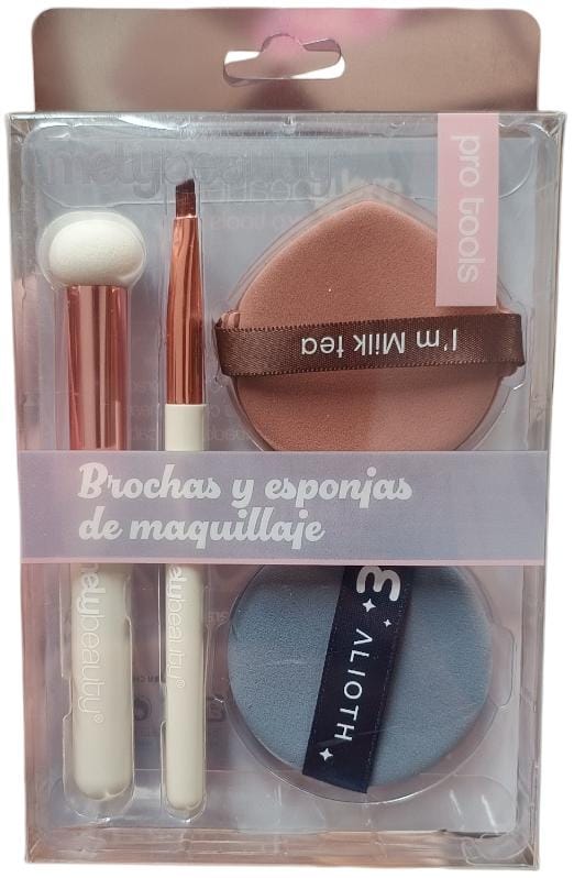 Set de brochas y esponjas Mely