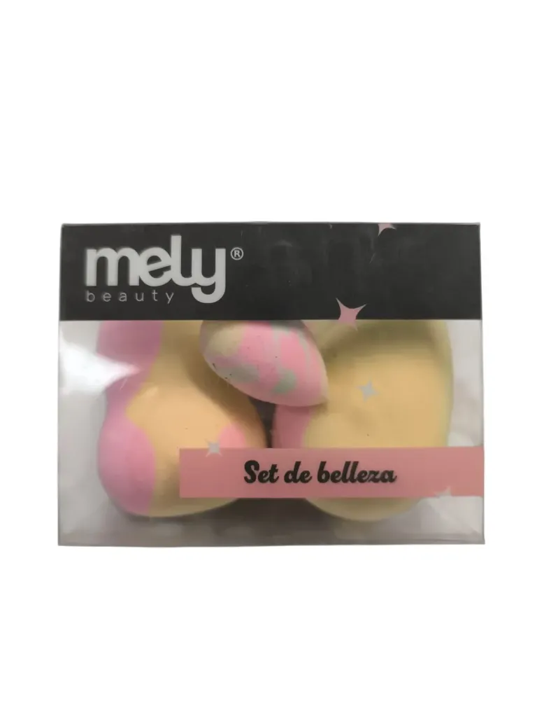 Set de esponjas de maquillaje Mely