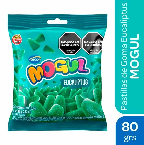 Caramelo goma Mogul eucaliptus 80g