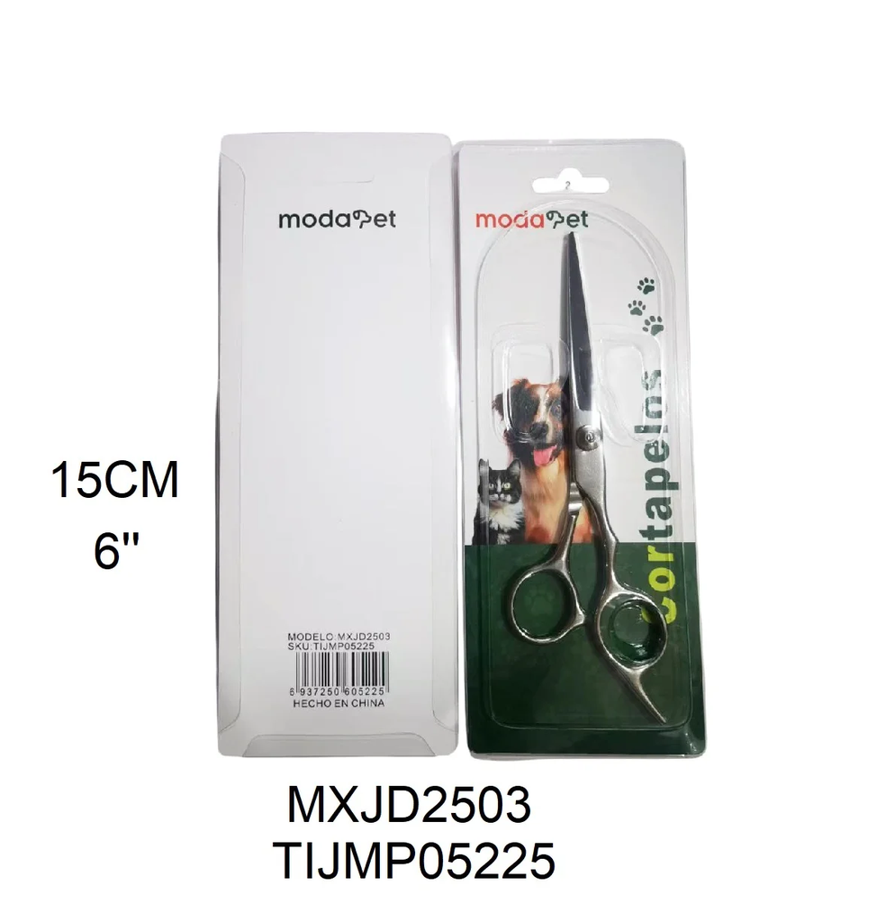 TIJERA 15CM MASCOTA COMUN