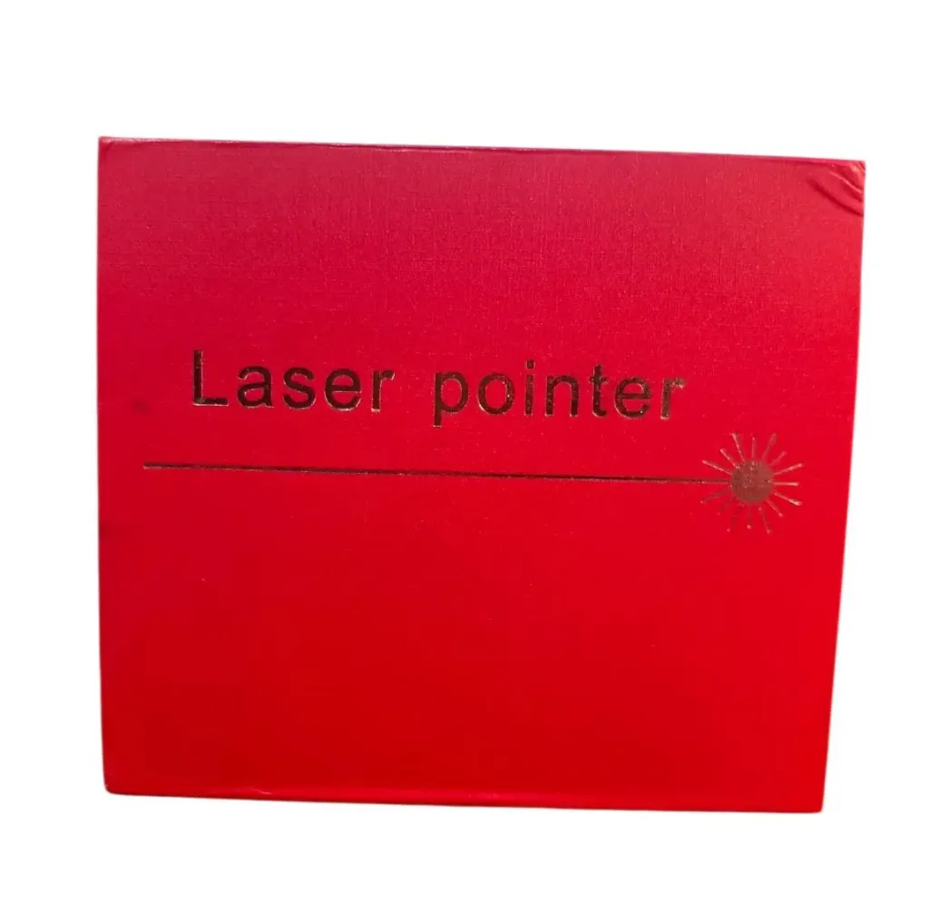[ART4253] LUZ DE LASER RECARGABLE CAJA ROJO