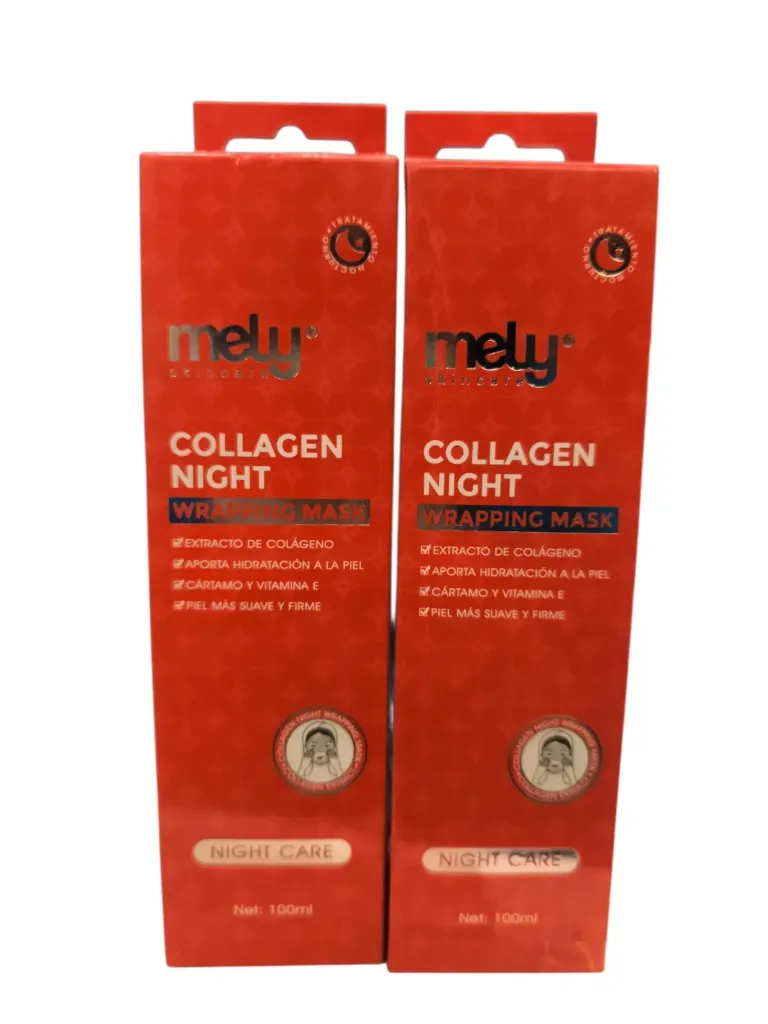 Mascarilla en crema collagen night wrapping mask Mely