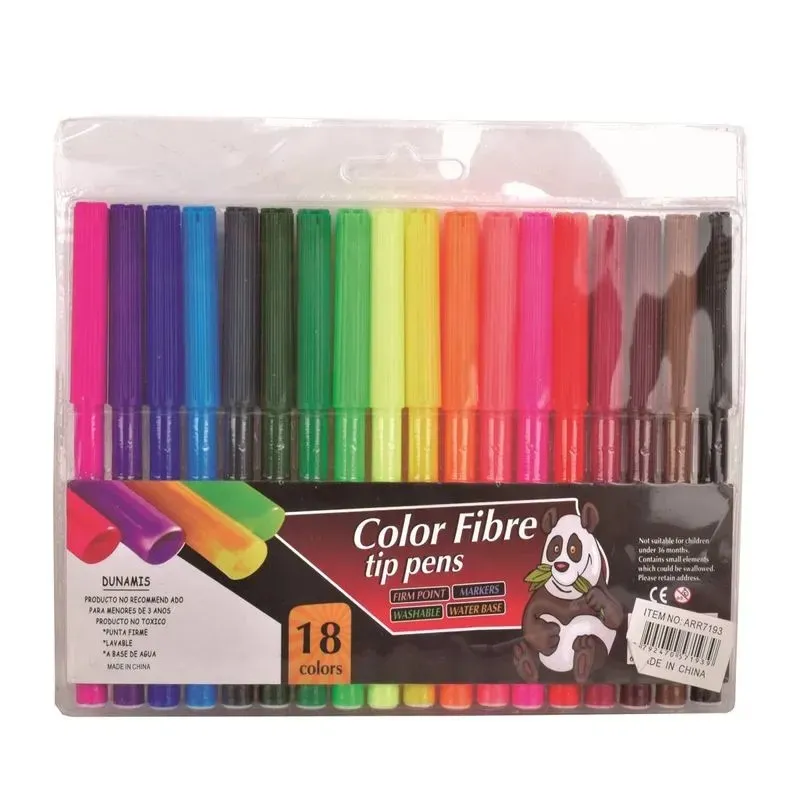 🔵Marcadores Escolares 18