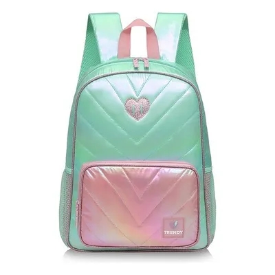 🔵Mochila Espalda Trendy Metalizada Diseño y Lisa 42x32x14cm (mochila metalizada lisa 1)