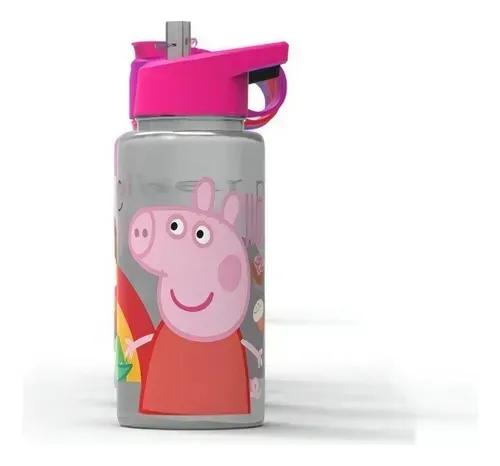 BOTELLA 500 ML STRAW TOP PERSONAJES