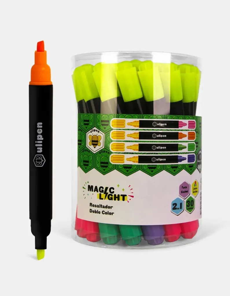 Marcador doble punta