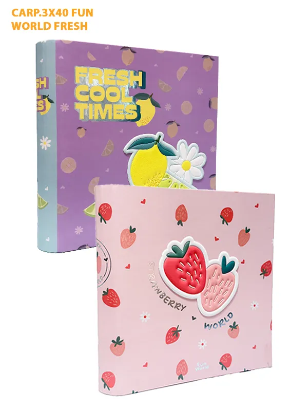 🔵CARPETA FW 3X40 FUN WORLD (FRESH)