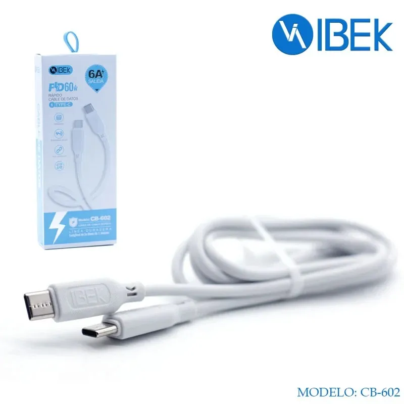 CABLE ENGOMADO IBEK CB-602 60W