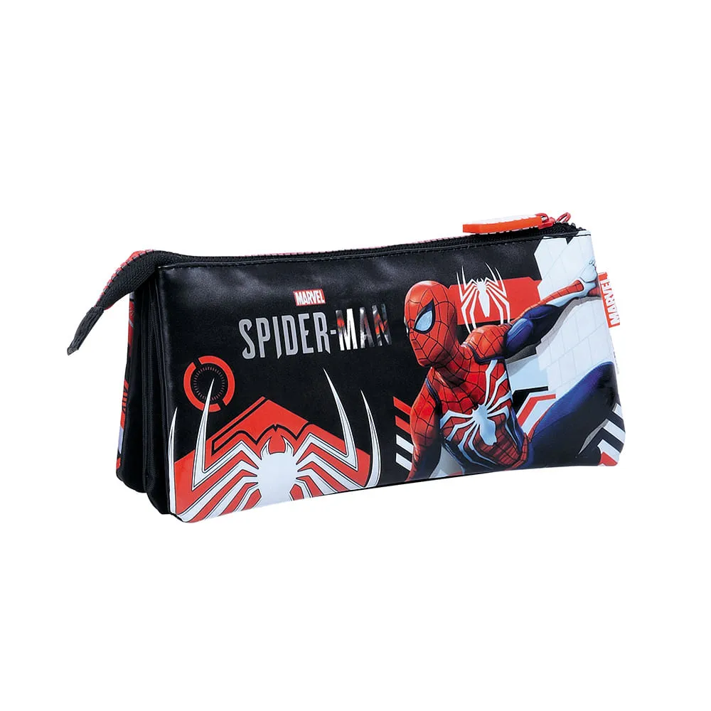 🔴CARTUCHERA WABRO SPIDERMAN BLACK