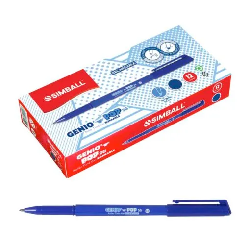 🔵BOLIGRAFO ROLLER SIMBALL GEL GENIO
