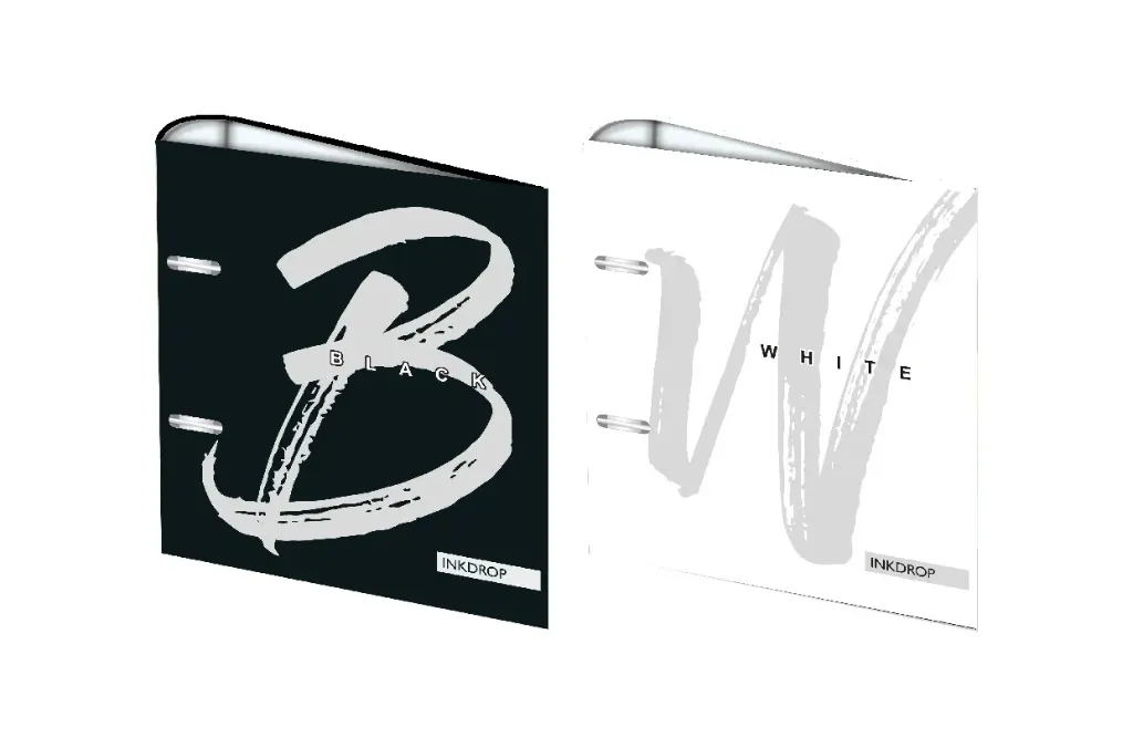 🔵ARCHIVADOR A4 INKDROP (Black/White)