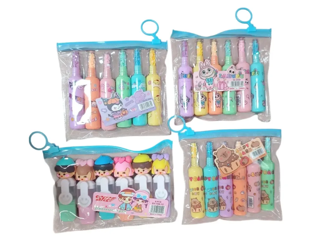 MARCADORES PERSONAJES X6 (Capybara)