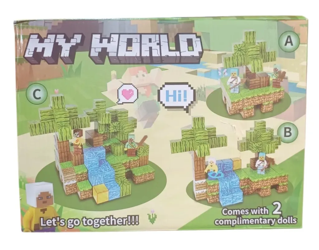 Cubos Imantados de Minecraft My World