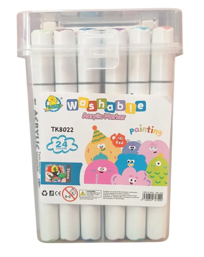 MARCADOR DOBLE WASHABLE X24