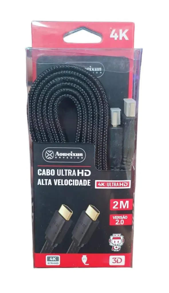 CABLE HDMI 4K 2M