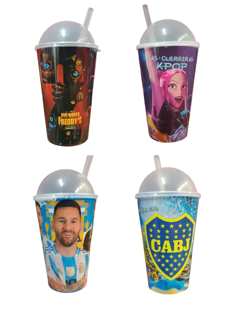Vaso Plástico c/Sorbete