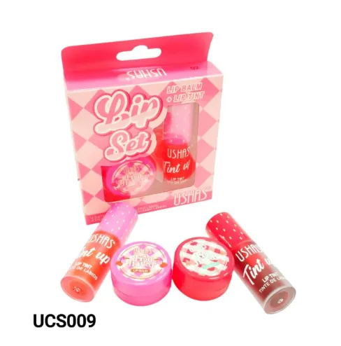 Set tinta labial + bálsamo Ushas