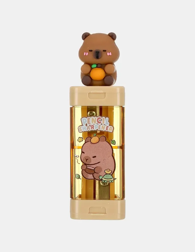 SACAPUNTAS DOBLE CAPYBARA