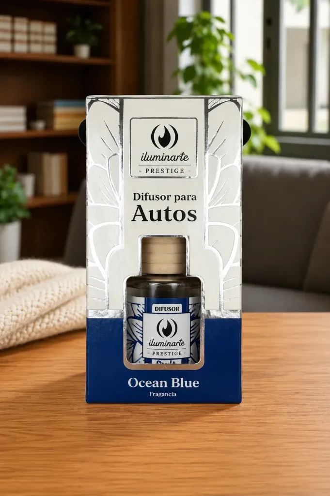 Difusor Para Auto Iluminarte Prestige10ml X1 (Ocean Blue)