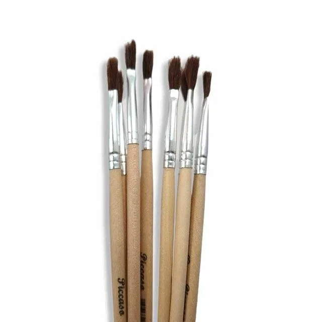 🔵PINCEL NATURAL PICCASO ESCOLAR Nº10