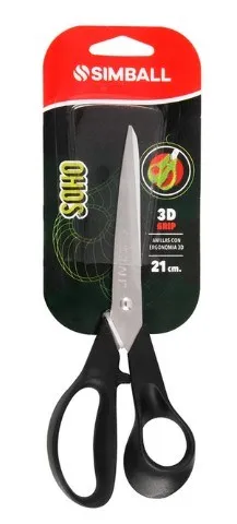 🔵TIJERA SIMBALL SOHO 21CM MANGO PLASTICO NEGRO