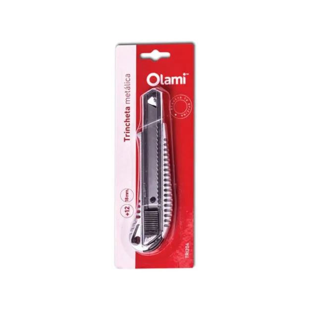 🔴CUCHILLA OLAMI METAL GUIA METAL 18MM