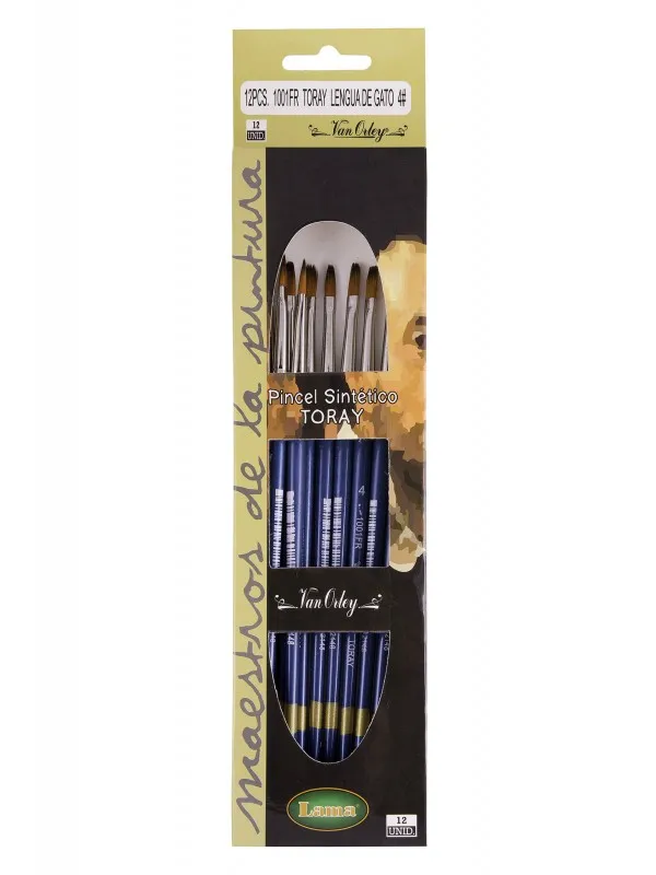 🔵PINCEL VAN ORLEY P/CHATO SINTETICO N°0