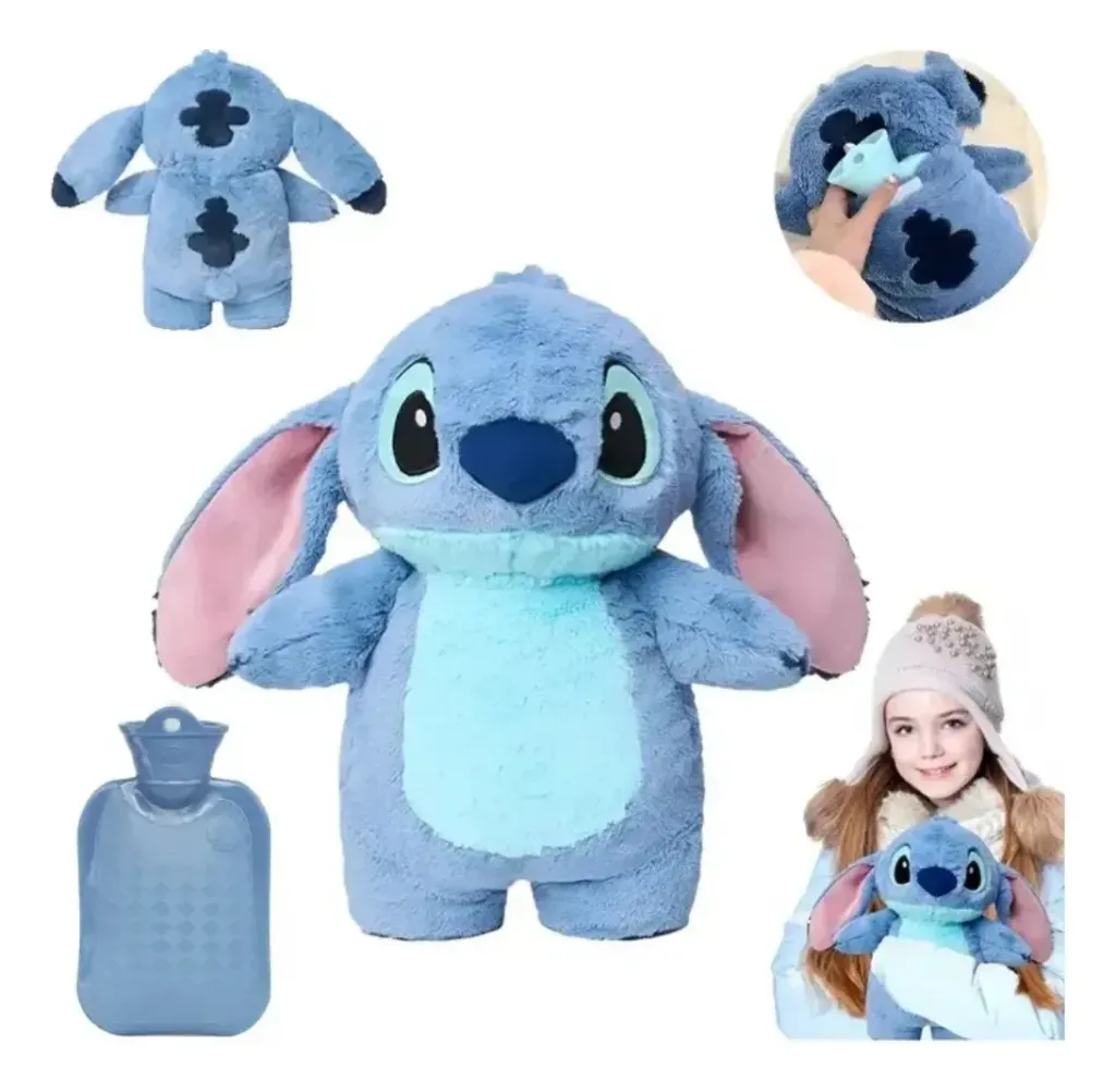 Peluche Stich funda y bolsa para agua caliente