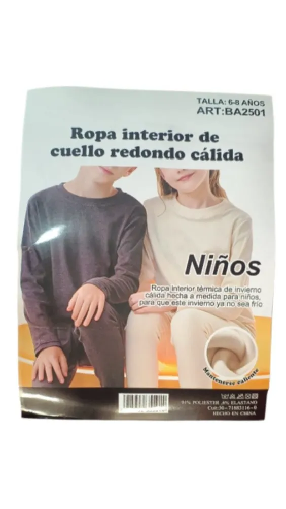 Camiseta térmica infantil