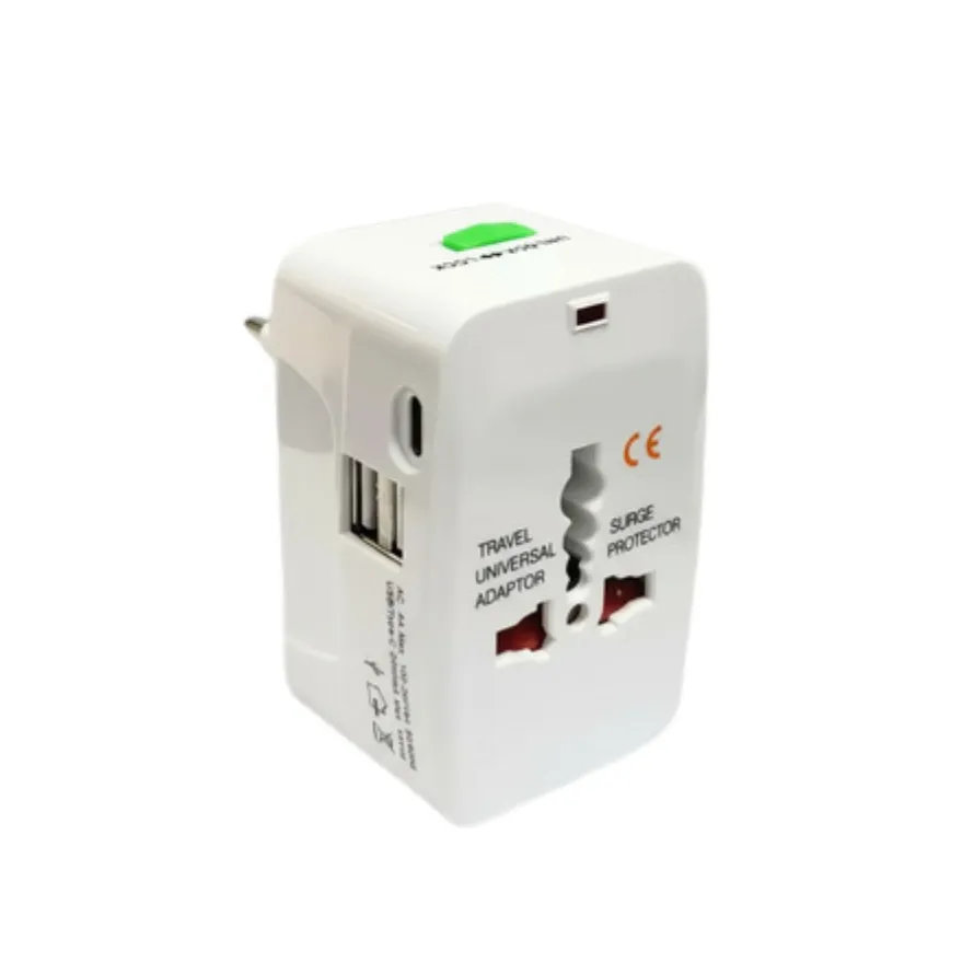 ADAPTADOR UNIVERSAR ECHUFE CON USB Y PD USB-001