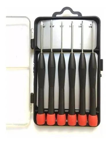 DESTORNILLADORES PRECISION CAJA ACRILICA X6