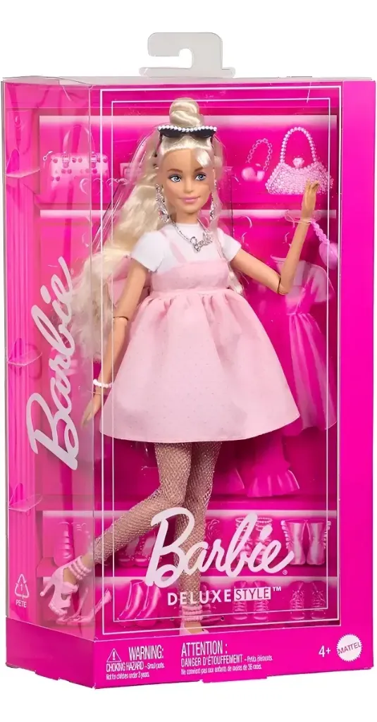 🔴MUÑECA BARBIE DELUXE STYLE N3 CON VESTIDO BARBIECORE