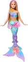 🔴MUÑECA BARBIE SIRENA MAGICA DE FLORES